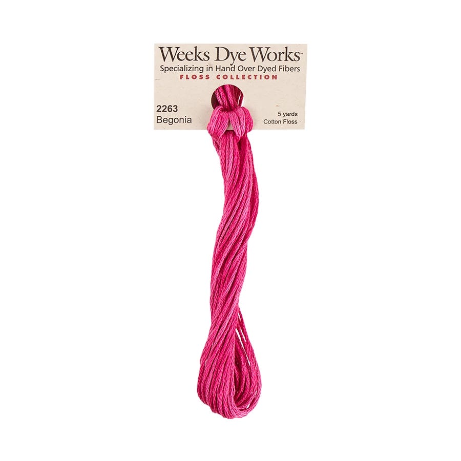 Begonia | Weeks Dye Works - Hand-Dyed Embroidery Floss