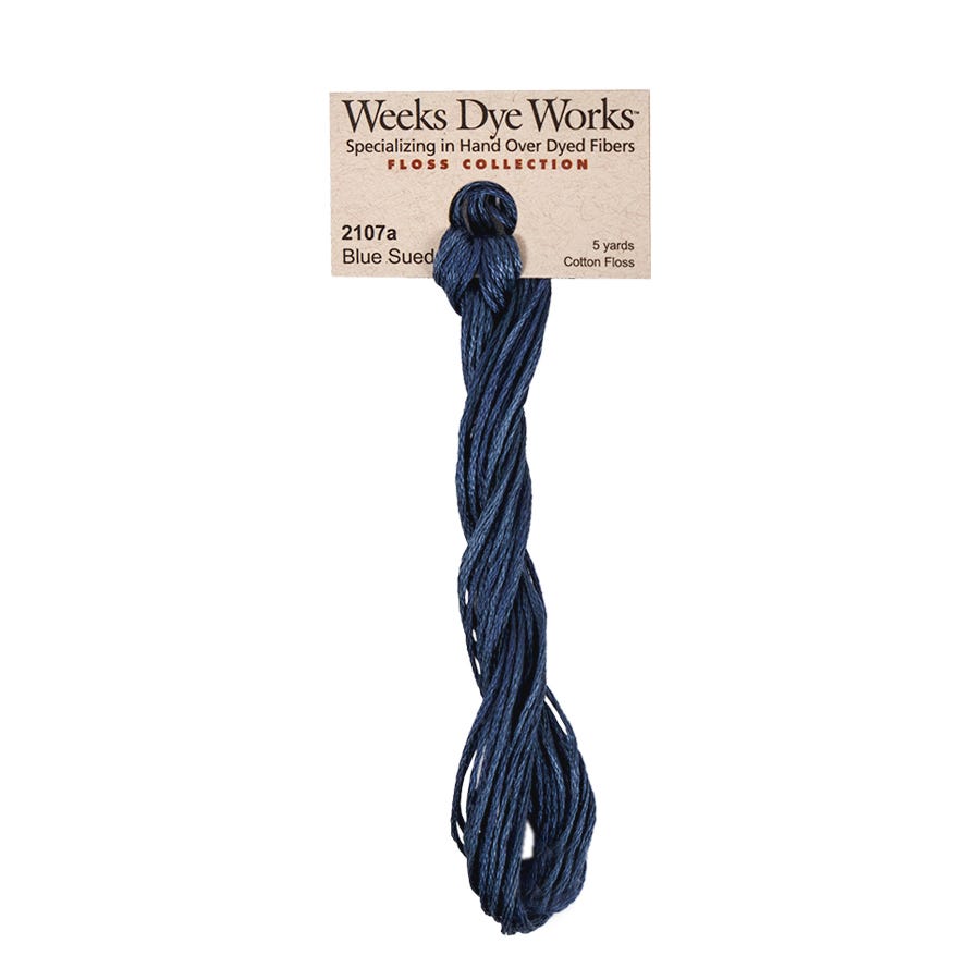 Blue Suede Weeks Dye Works | Hand-Dyed Embroidery Floss