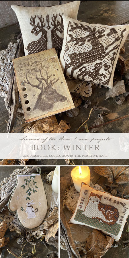 Hare's Seasons - Winter (Book with 6 patterns) | The Primitive Hare