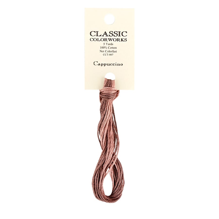 Cappuccino Classic Colorworks | Hand-Dyed Embroidery Floss