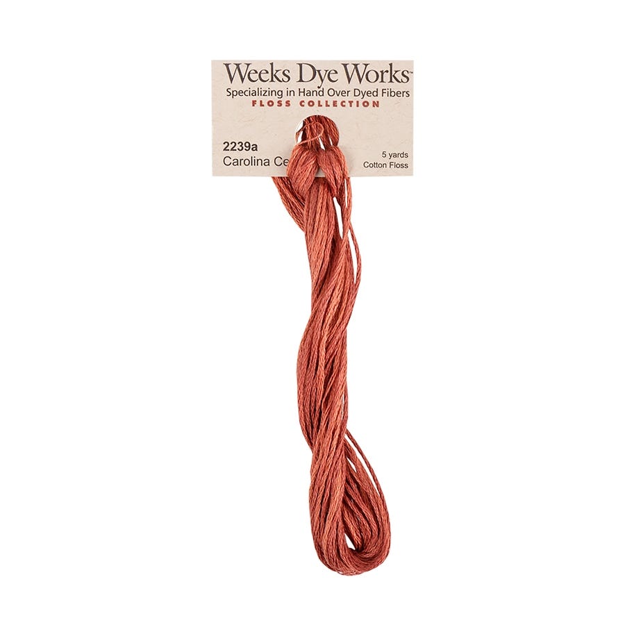Carolina Cecil | Weeks Dye Works - Hand-Dyed Embroidery Floss