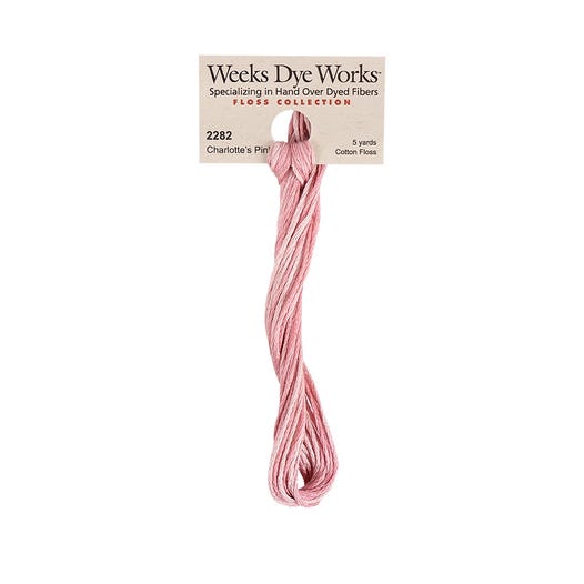 Charlotte's Pink | Weeks Dye Works - Hand-Dyed Embroidery Floss