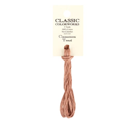 Cinnamon Toast Classic Colorworks Thread | Hand-Dyed Embroidery Floss