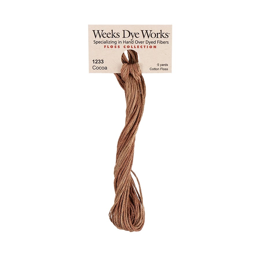 Cocoa | Weeks Dye Works - Hand-Dyed Embroidery Floss