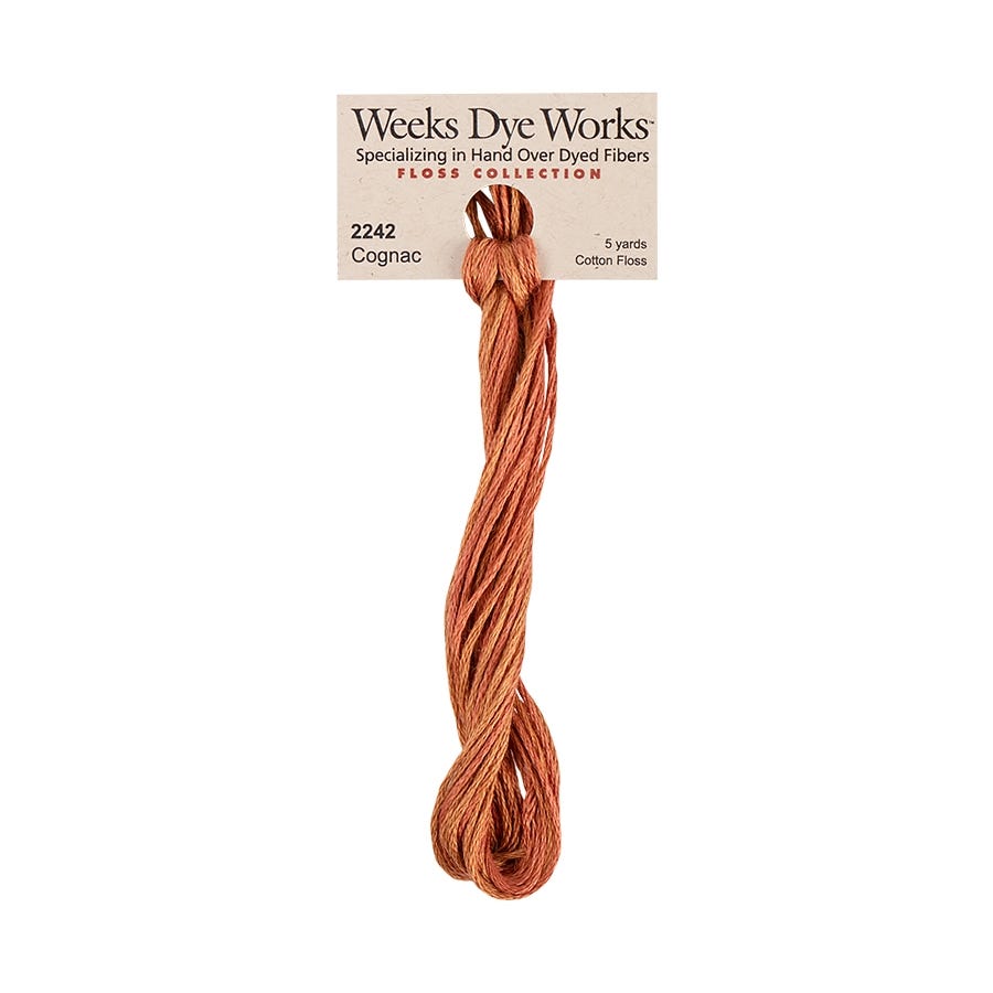 Cognac | Weeks Dye Works - Hand-Dyed Embroidery Floss