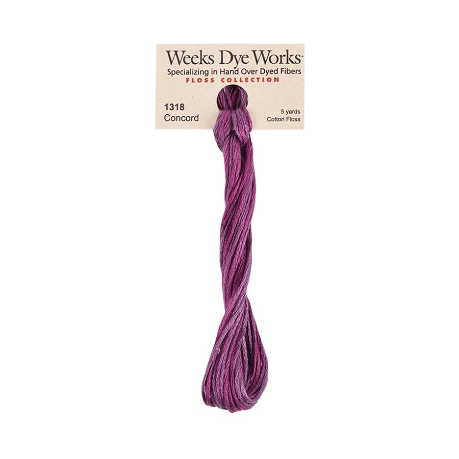 Concord | Weeks Dye Works - Hand-Dyed Embroidery Floss
