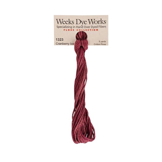 Cranberry Ice | Weeks Dye Works - Hand-Dyed Embroidery Floss