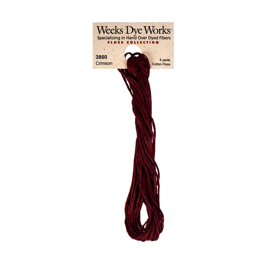 Crimson | Weeks Dye Works - Hand-Dyed Embroidery Floss