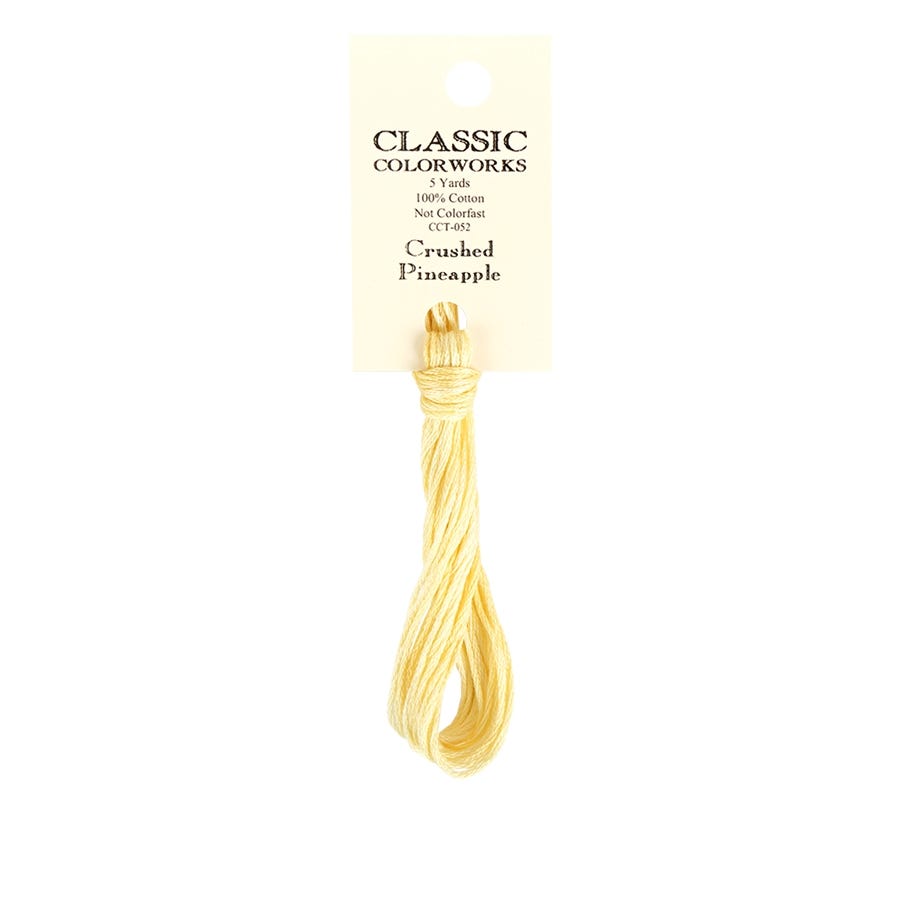 Crushed Pineapple Classic Colorworks Thread | Hand-Dyed Embroidery Floss