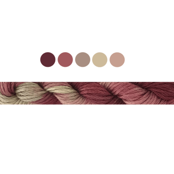 Burgundy Cream | Cottage Garden Threads