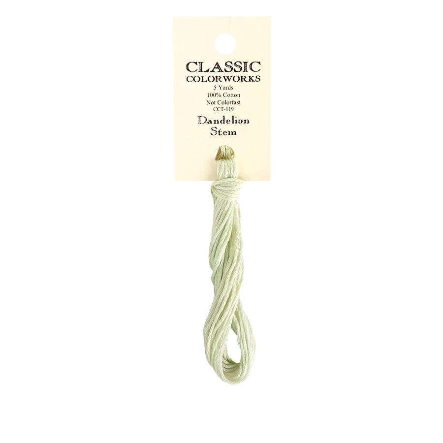 Dandelion Stem | Classic Colorworks Hand-Dyed Embroidery Floss