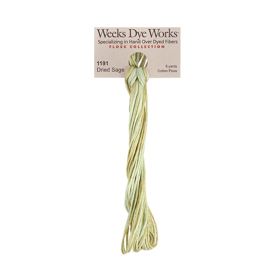 Dried Sage | Weeks Dye Works - Hand-Dyed Embroidery Floss