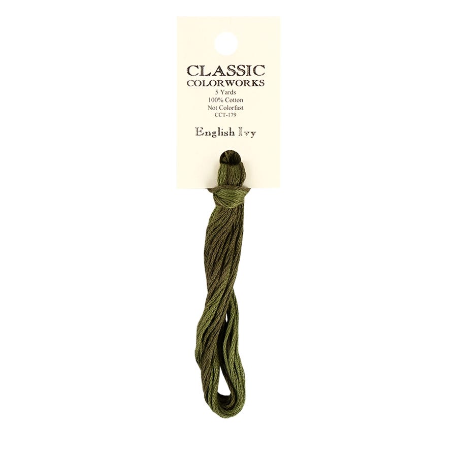English Ivy Classic Colorworks Thread | Hand-Dyed Embroidery Floss