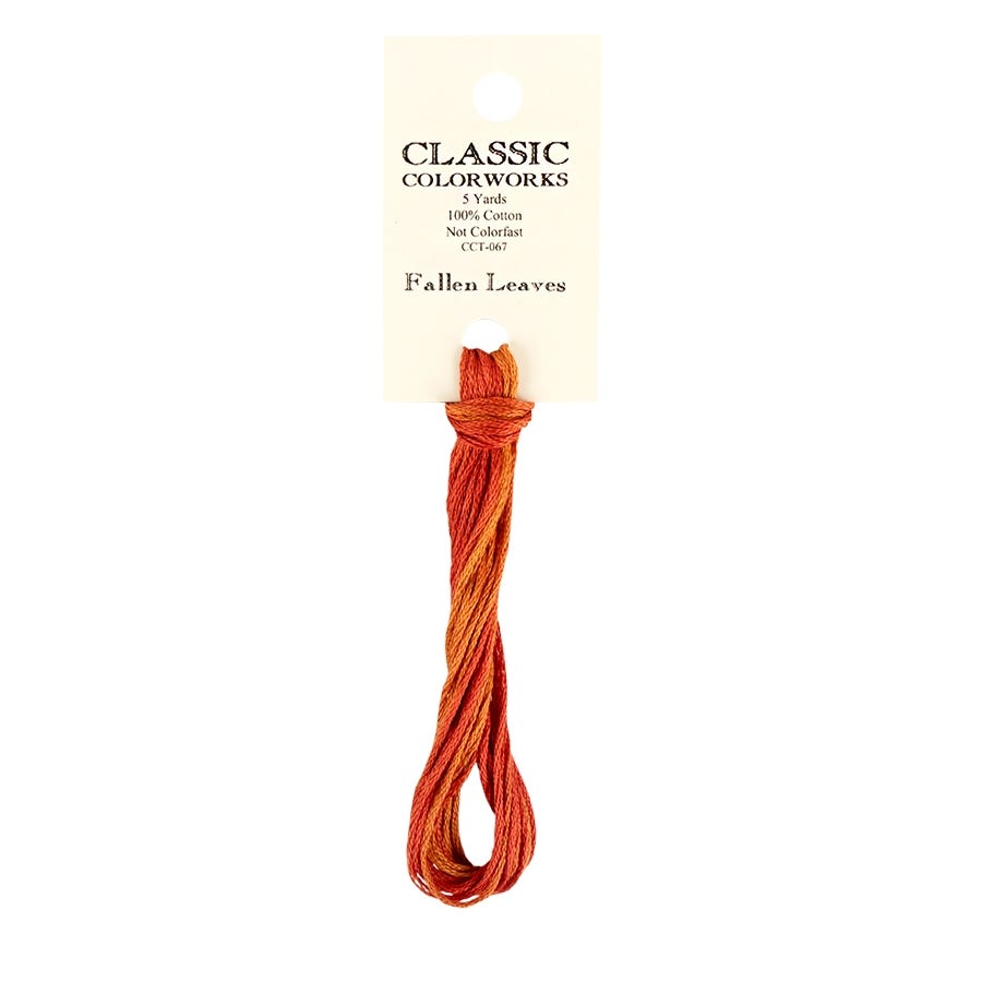 Fallen Leaves Classic Colorworks Thread | Hand-Dyed Embroidery Floss
