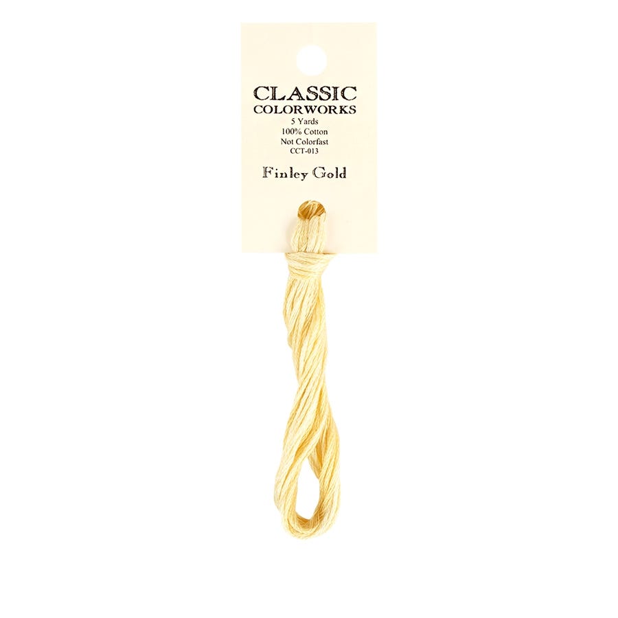 Finley Gold Classic Colorworks Thread | Hand-Dyed Embroidery Floss