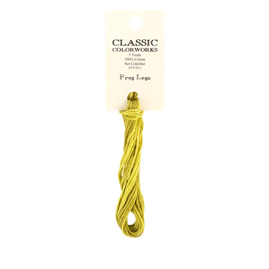Frog Legs Classic Colorworks Thread | Hand-Dyed Embroidery Floss