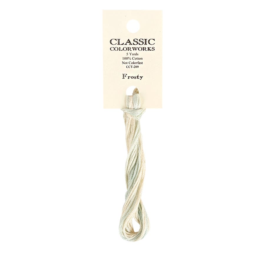 Frosty Classic Colorworks Thread | Hand-Dyed Embroidery Floss