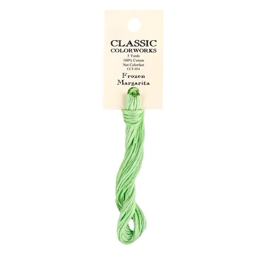 Frozen Margarita Classic Colorworks Thread | Hand-Dyed Embroidery Floss