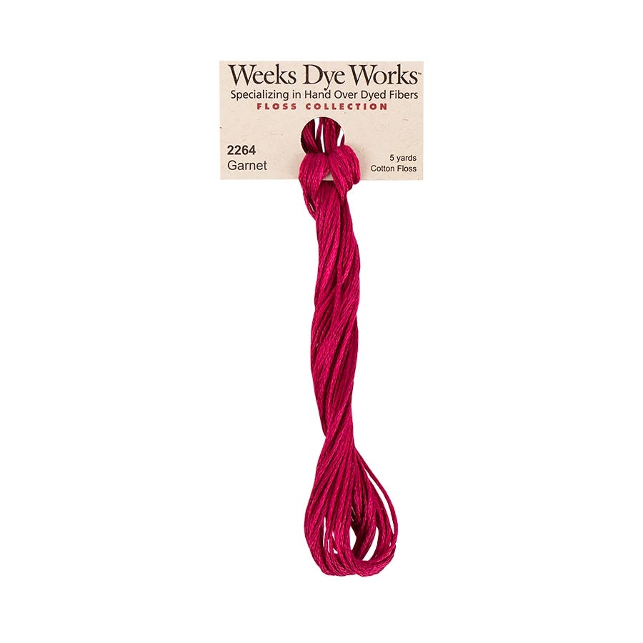 Garnet | Weeks Dye Works - Hand-Dyed Embroidery Floss