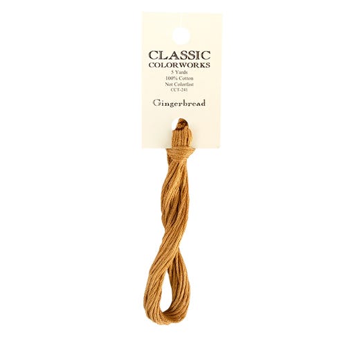 Gingerbread Classic Colorworks Thread | Hand-Dyed Embroidery Floss