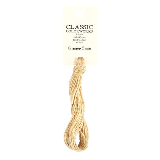 Ginger Snap Classic Colorworks Thread | Hand-Dyed Embroidery Floss
