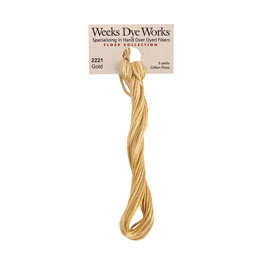 Gold | Weeks Dye Works - Hand-Dyed Embroidery Floss