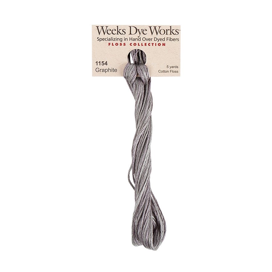 Graphite | Weeks Dye Works - Hand-Dyed Embroidery Floss