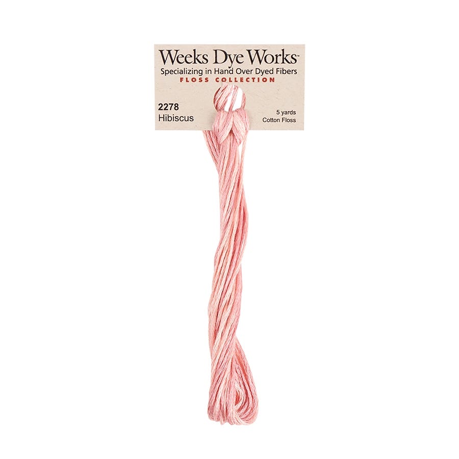 Hibiscus | Weeks Dye Works - Hand-Dyed Embroidery Floss