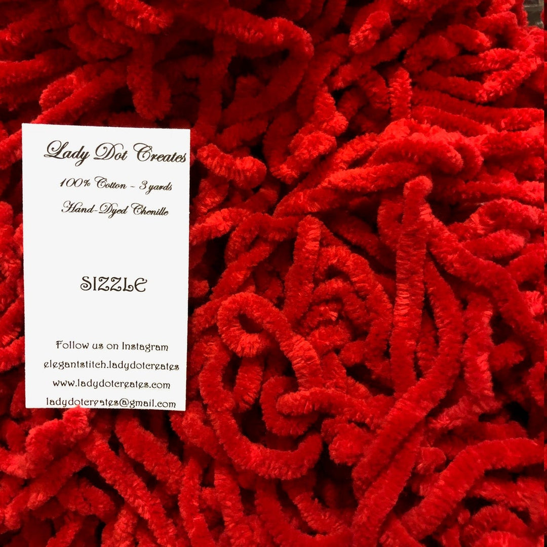 Sizzle Chenille Trim | Lady Dot Creates