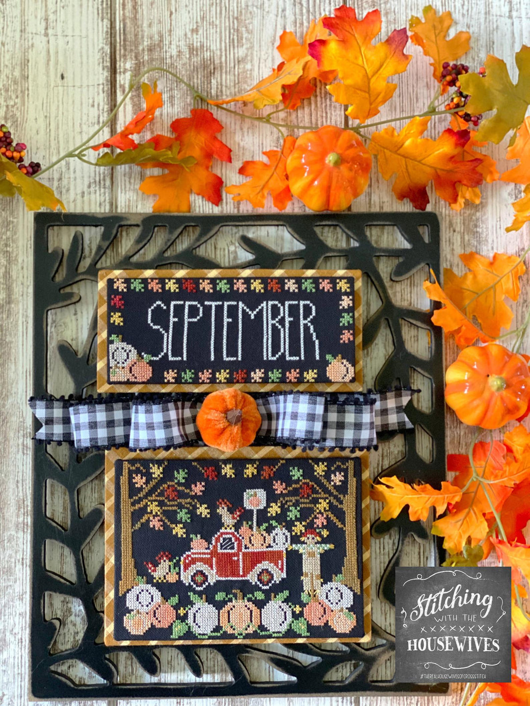 Truckin' Along September - Pumpkins | Stitching with the Housewives