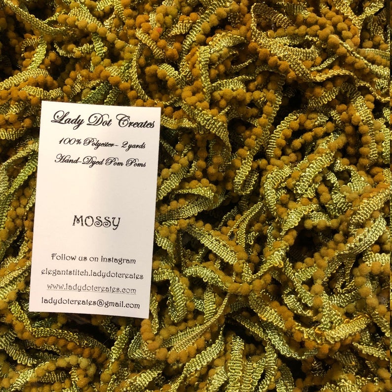 Mossy Pom Pom Trim | Lady Dot Creates