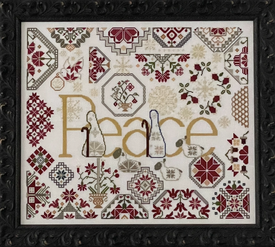 Peace - A Quaker Style Christmas Sampler | AuryTM Designs