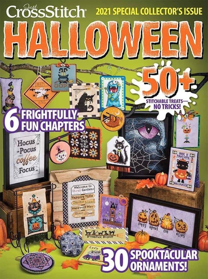Just Cross Stitch Halloween Special Collector's Issue 2021 | Just Cross Stitch Magazine