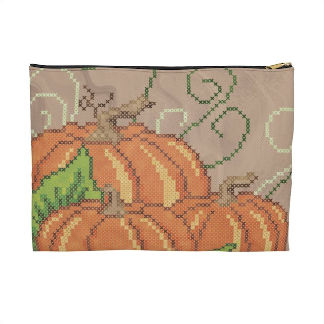 Pumpkin Patch Project Bag | Wild Violet Cross Stitch