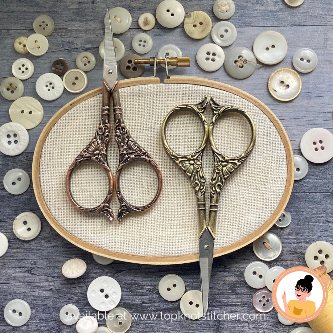 Botanical Garden Embroidery Scissors