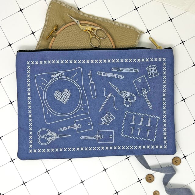 A Stitcher's Supplies Project Bag | Wild Violet Cross Stitch