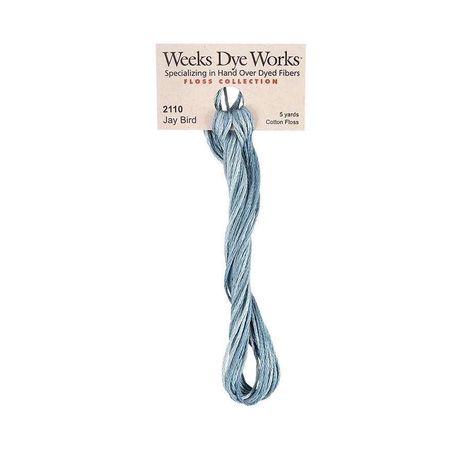 Jay Bird | Weeks Dye Works - Hand-Dyed Embroidery Floss