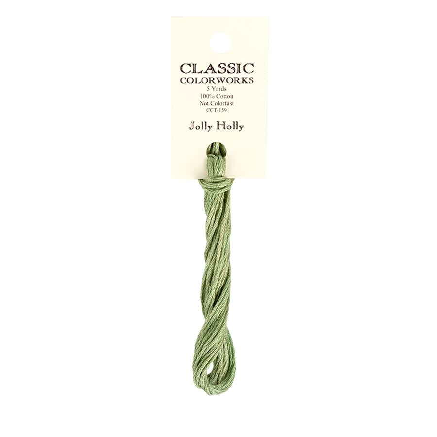 Jolly Holly Classic Colorworks Thread | Hand-Dyed Embroidery Floss