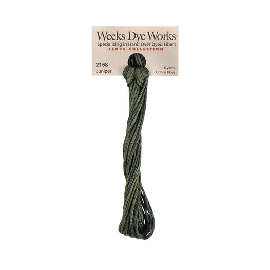 Juniper | Weeks Dye Works - Hand-Dyed Embroidery Floss