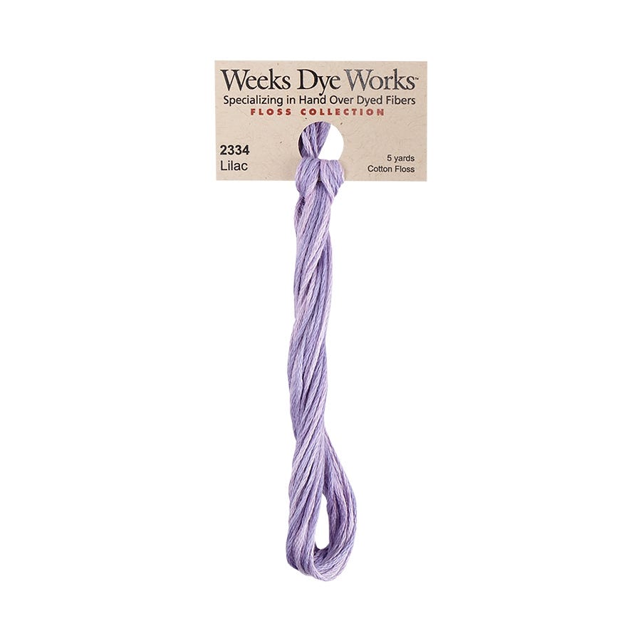 Lilac | Weeks Dye Works - Hand-Dyed Embroidery Floss for
