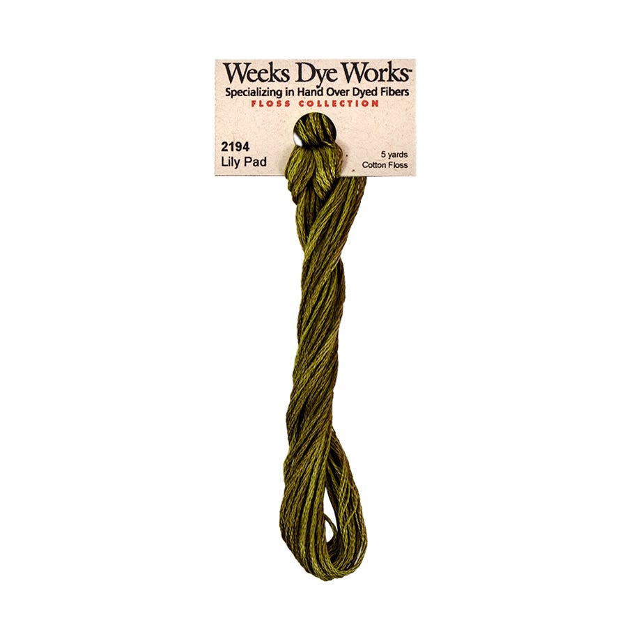 Lily Pad Weeks Dye Works | Hand-Dyed Embroidery Floss