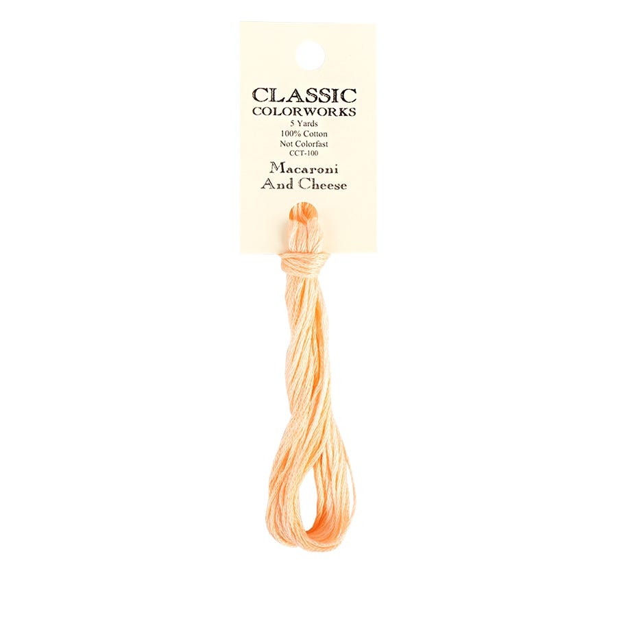 Macaroni and Cheese Classic Colorworks Thread | Hand-Dyed Embroidery Floss