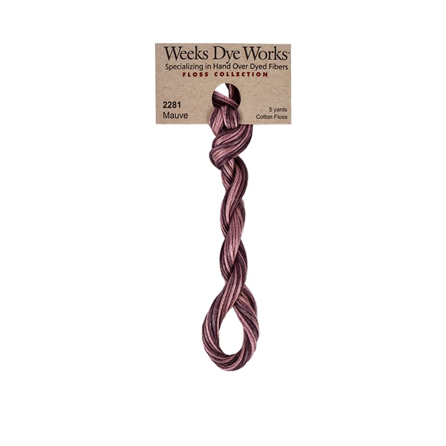 Mauve | Weeks Dye Works - Hand-Dyed Embroidery Floss