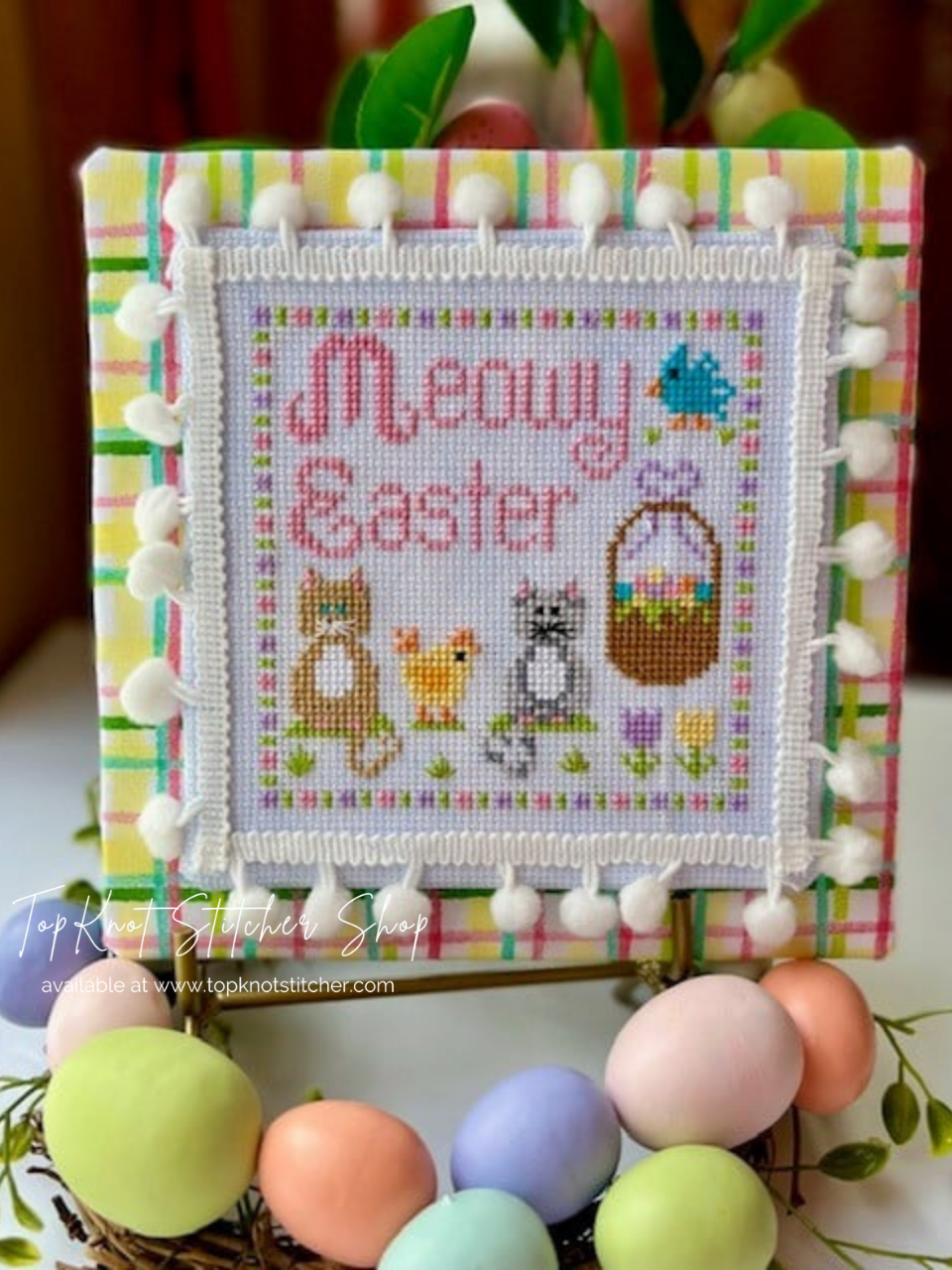 Meowy Easter Kitty | Pickle Barrel Designs