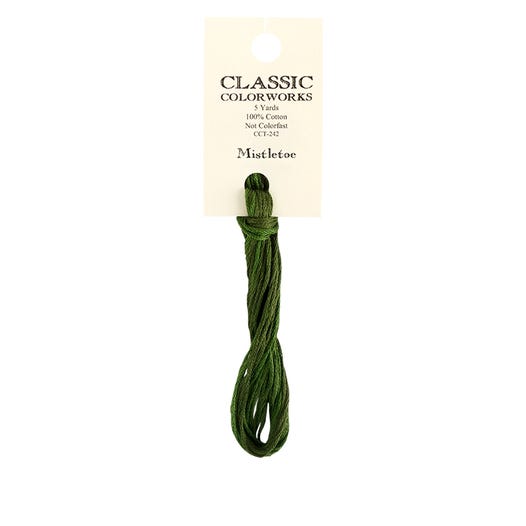 Mistletoe Classic Colorworks Thread | Hand-Dyed Embroidery Floss