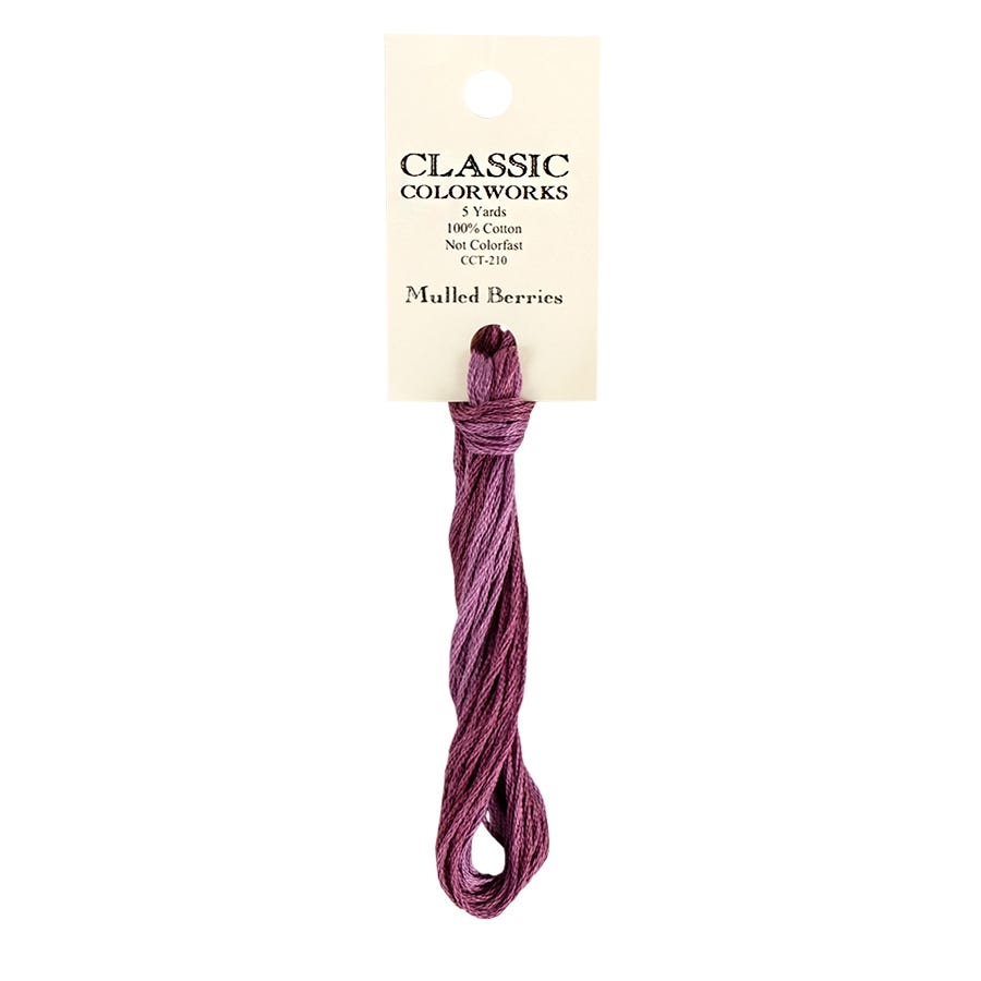 Mulled Berries Classic Colorworks Thread | Hand-Dyed Embroidery Floss