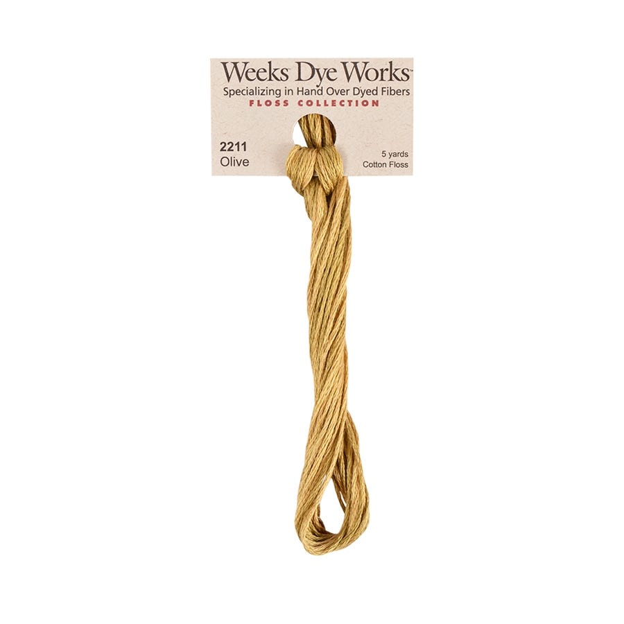 Olive | Weeks Dye Works - Hand-Dyed Embroidery Floss
