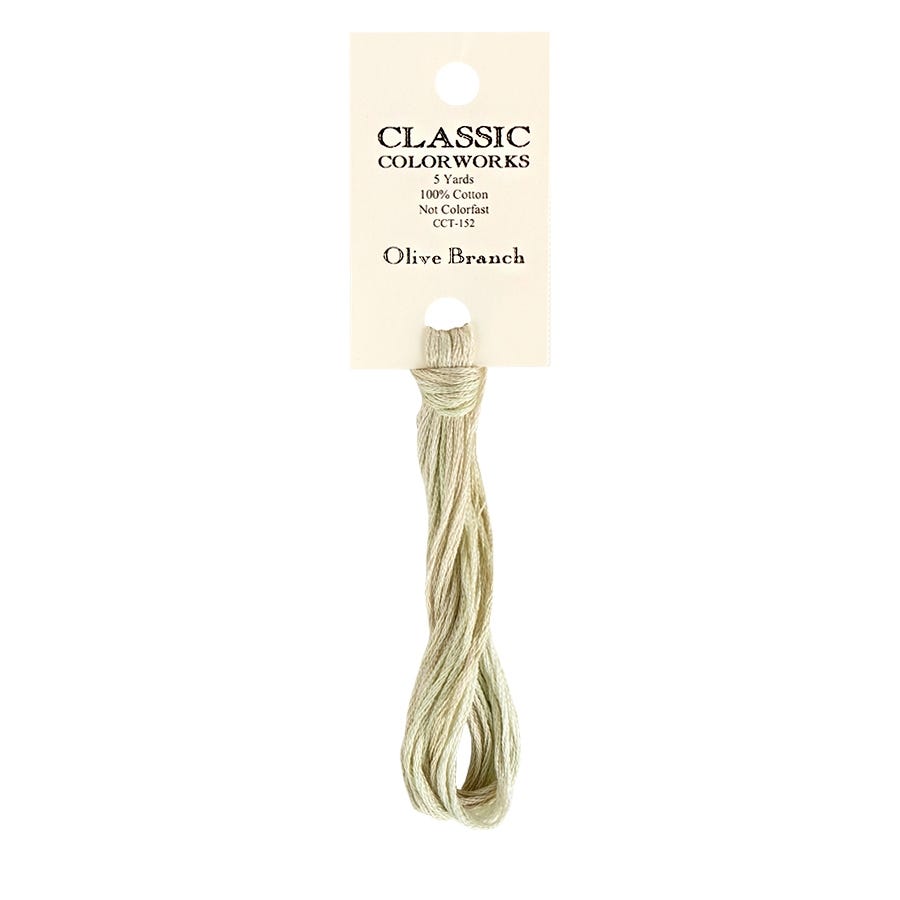 Olive Branch Classic Colorworks Thread | Hand-Dyed Embroidery Floss