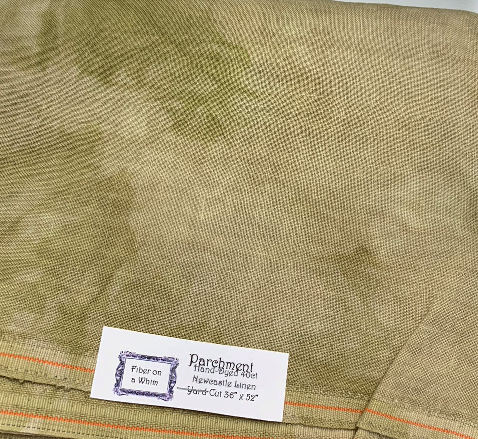 Parchment 36ct Linen - Fat Quarter | Fiber on a Whim