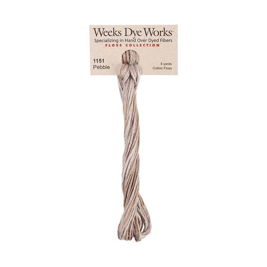 Pebble | Weeks Dye Works - Hand-Dyed Embroidery Floss